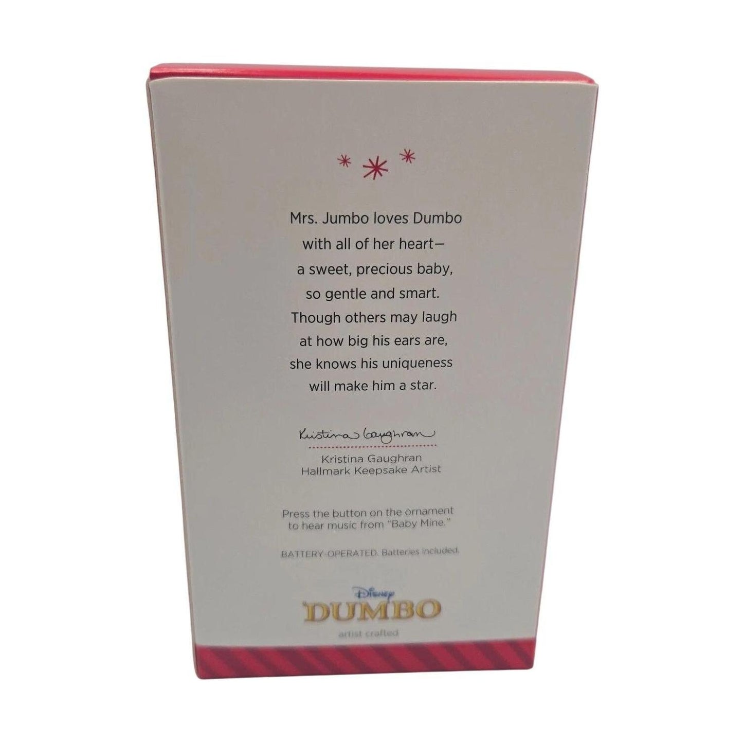 2014 Baby Mine Hallmark Ornament (Dumbo) QXD6113