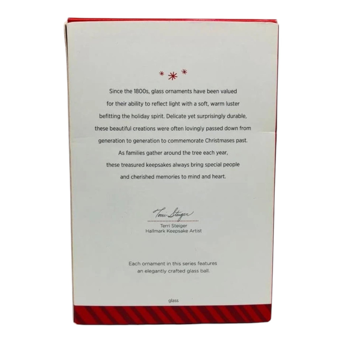 2014 Christmas Commemorative #2 Hallmark Ornament (Glass Ball) QX9223