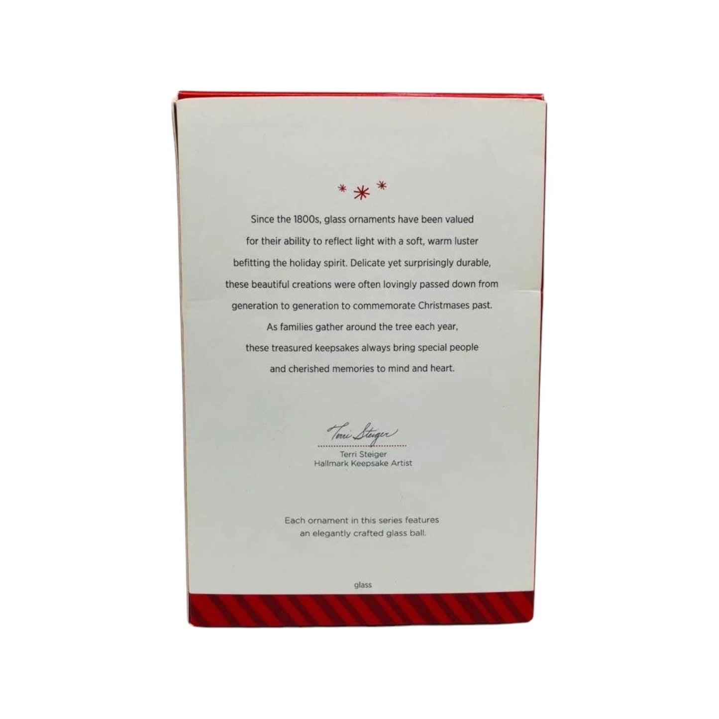 2014 Christmas Commemorative #2 Hallmark Ornament (Glass Ball) QX9223