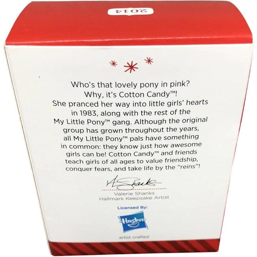 2014 Cotton Candy Hallmark Ornament (My Little Pony) QXI2646