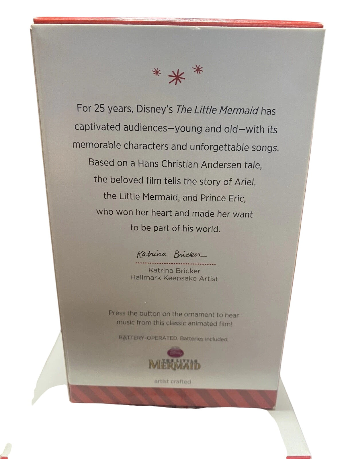 2014 Disney The Little Mermaid Hallmark Ornament (The Little Mermaid) QXD6036