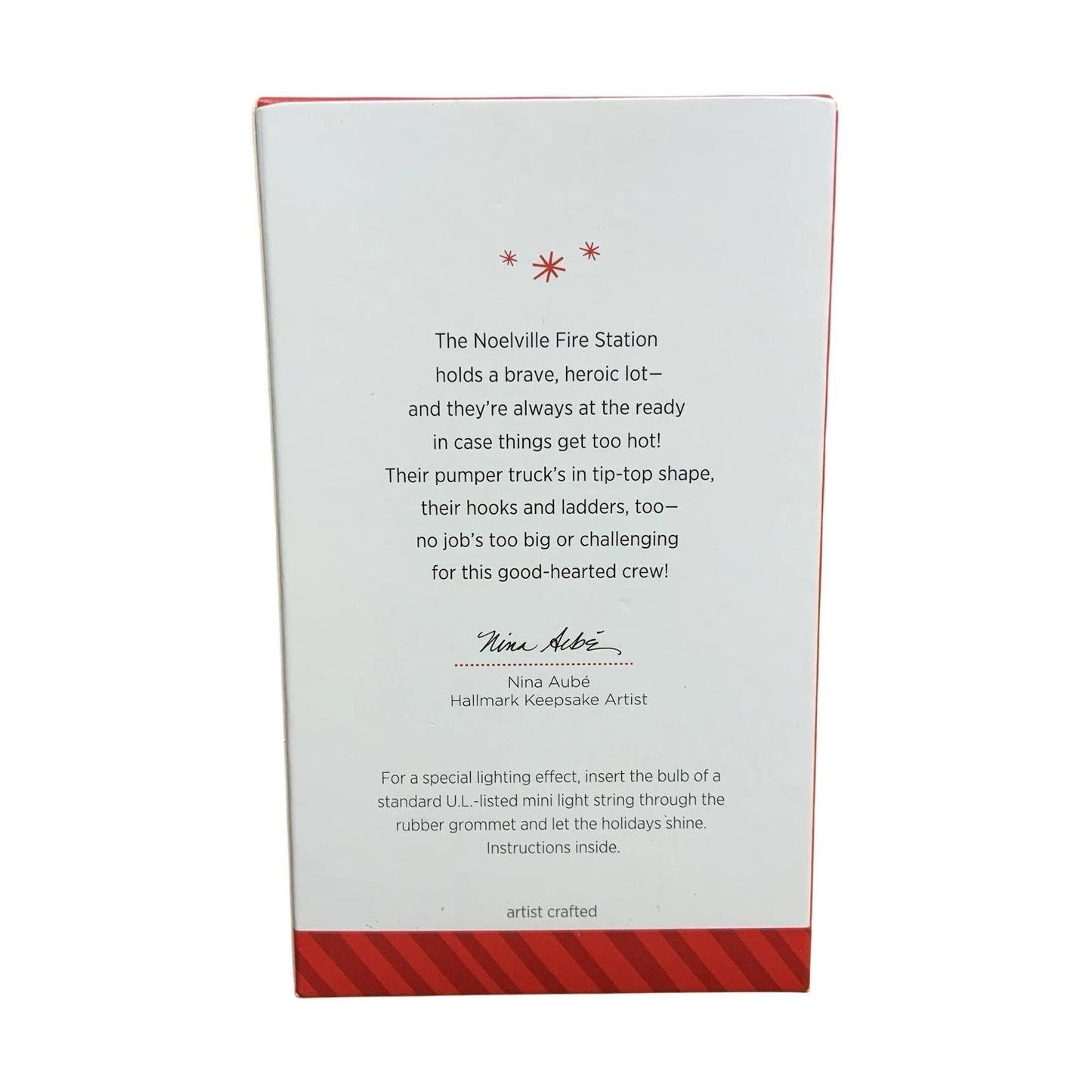 2014 Fire Station Hallmark Ornament (Noelville) QX9116