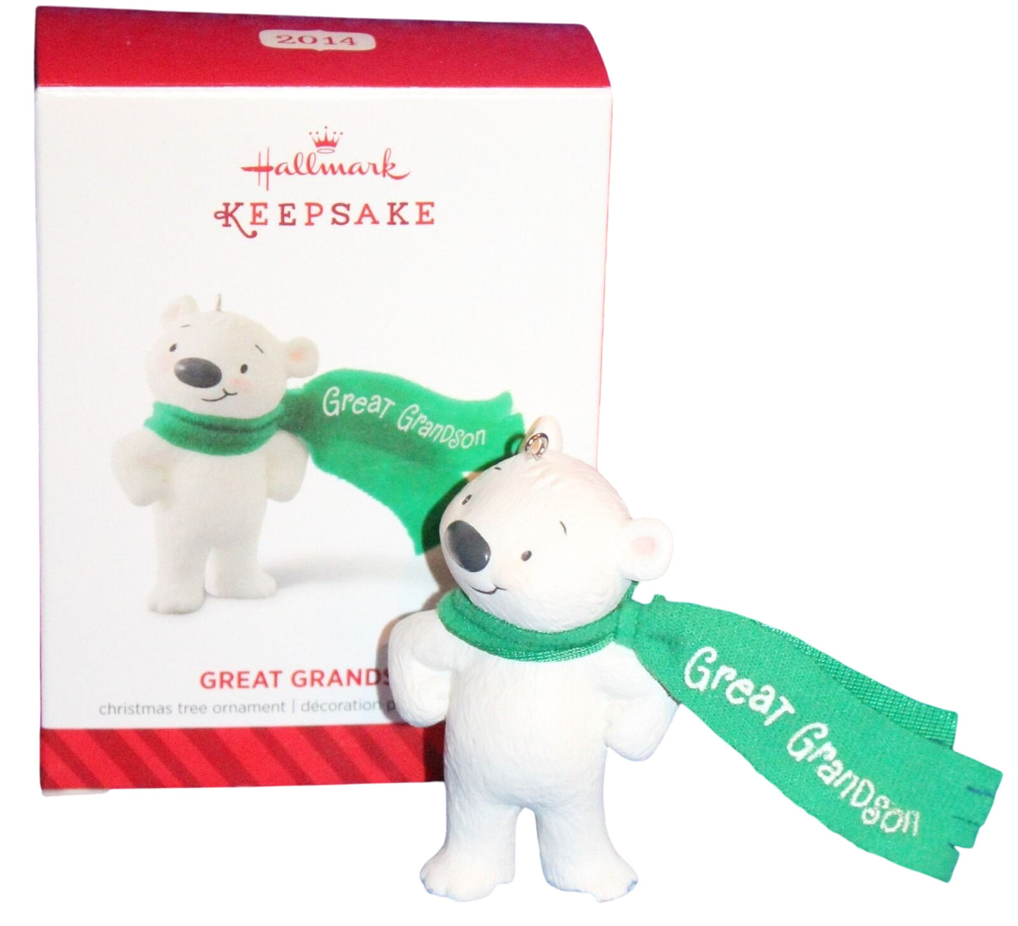 2014 Great GrandSon Hallmark Ornament (Polar Bear) QGO1503