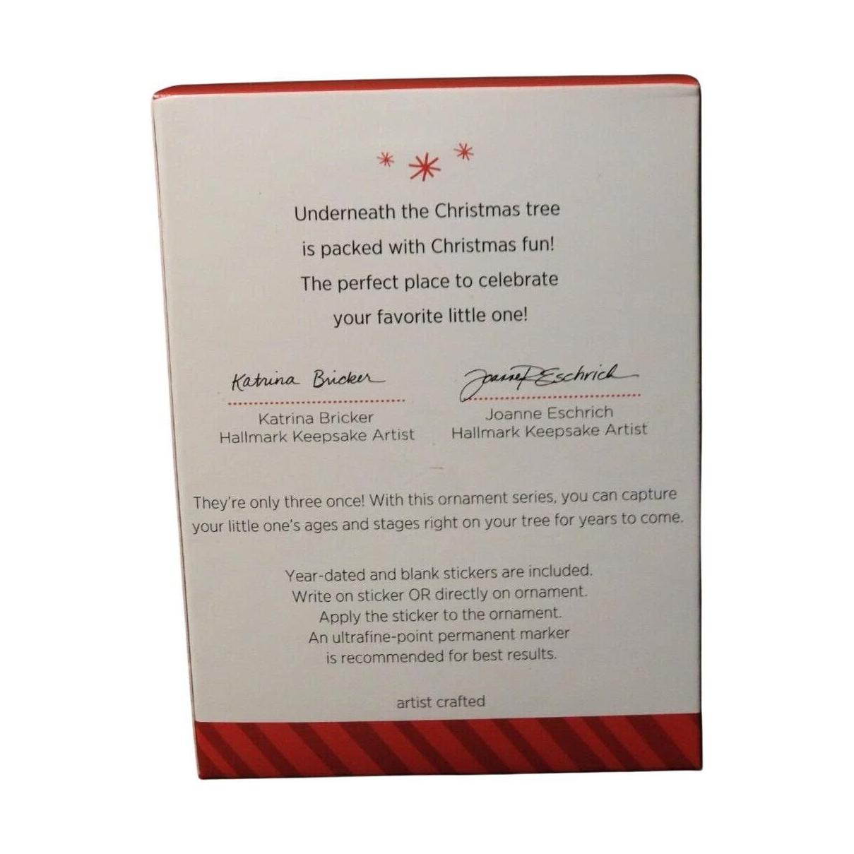 2014 I Am Three! Hallmark Ornament (Child's Age Collection) QXG1995