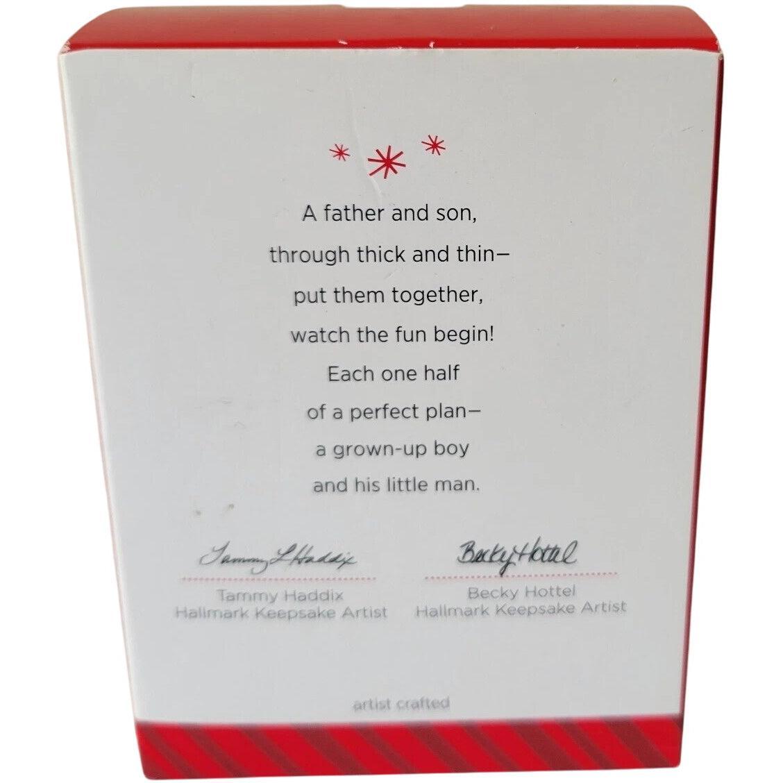 2014 Like Dad, Like Son Hallmark Ornament (Dad and Son) QG01126