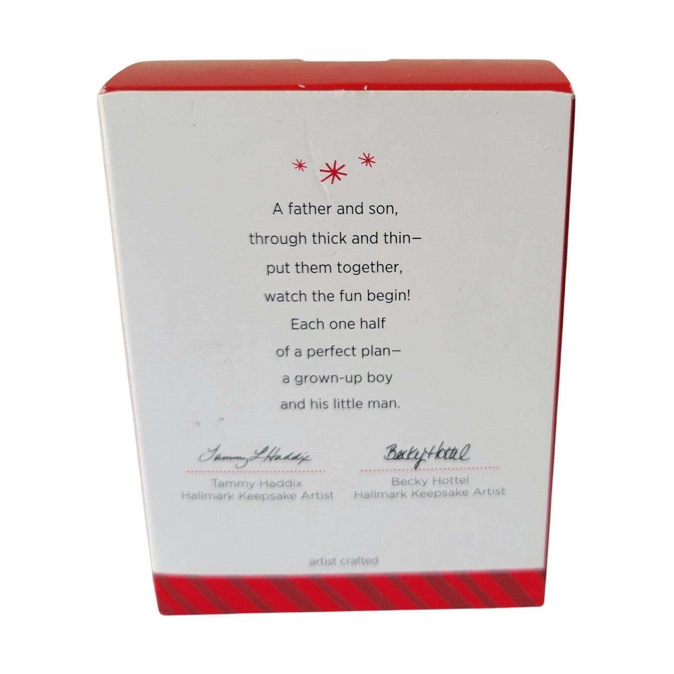 2014 Like Dad, Like Son Hallmark Ornament (Dad and Son) QG01126