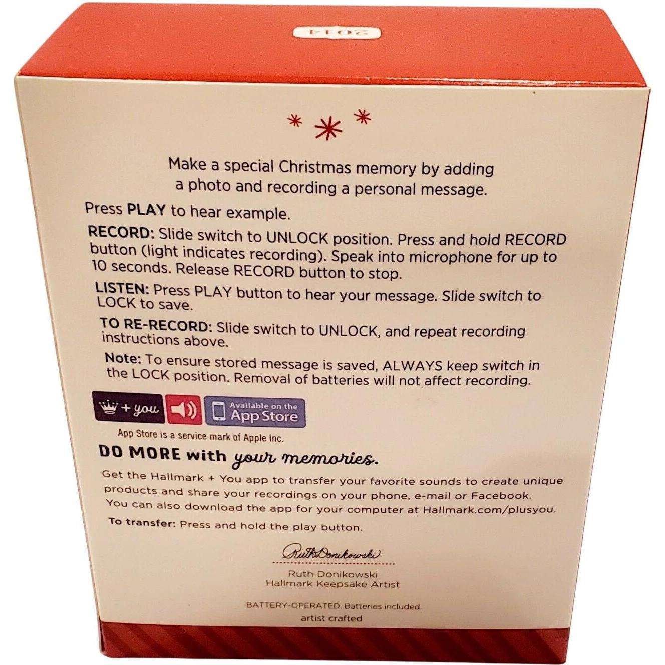 2014 Merry Christmas! Hallmark Ornament (Photo Holder) QGO1116