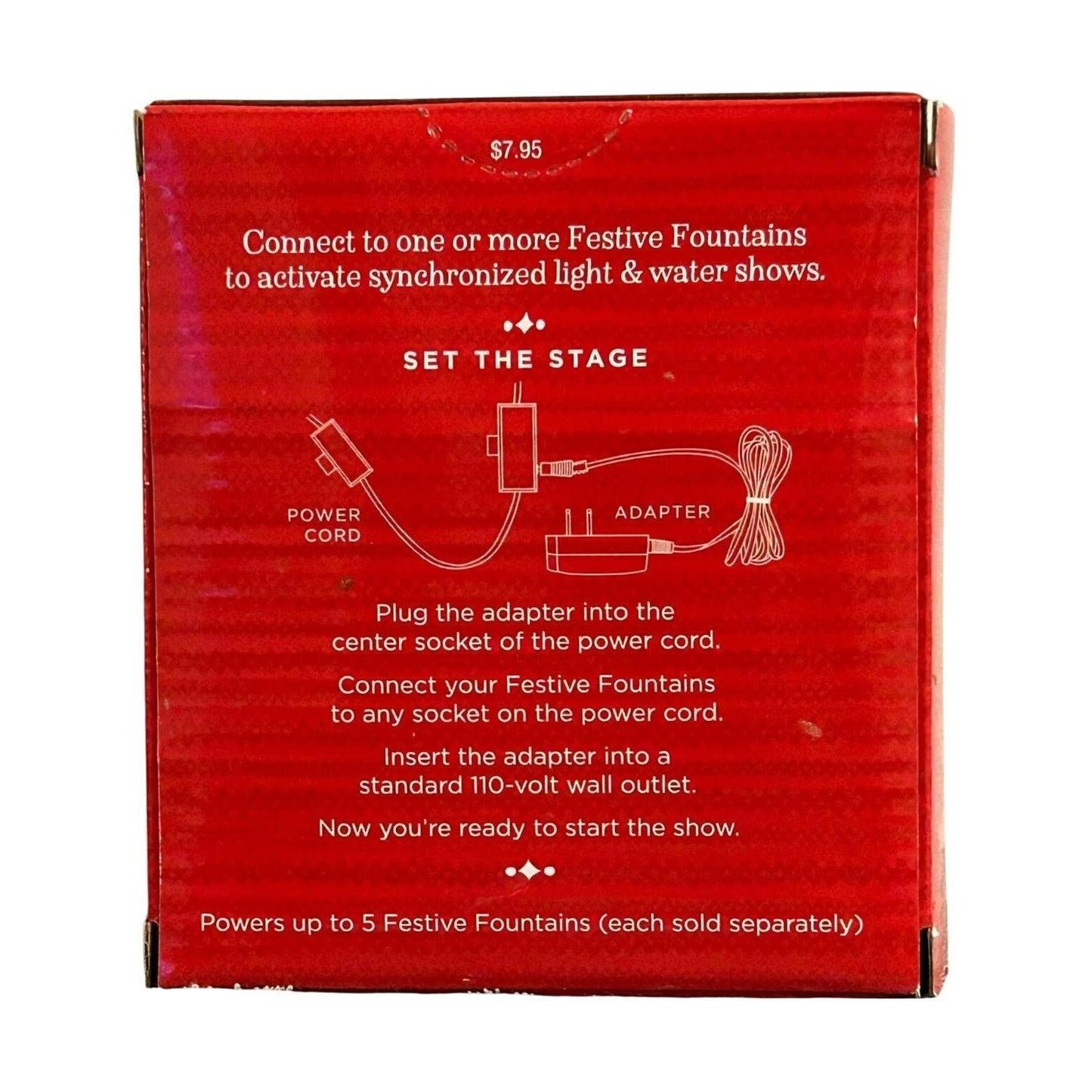 2014 Power Cord Hallmark Ornament (Works with Festive Fountains) XKT1499
