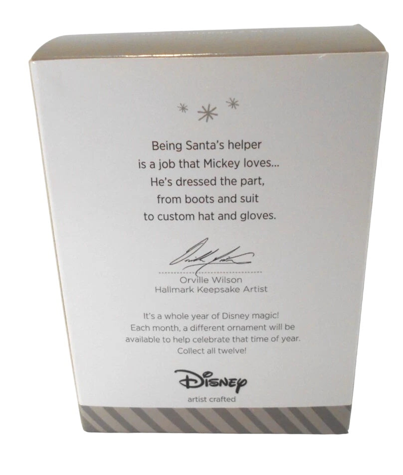 2014 Santa's Happy Helper Hallmark Ornament (A Year of Disney Magic) QHA1026