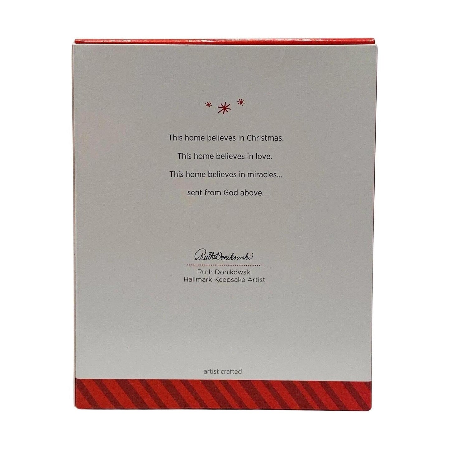 2014 This Home Believes Hallmark Ornament (Wreath) QGO1623