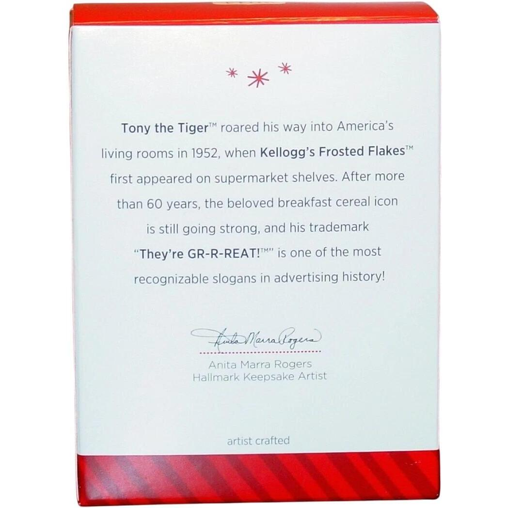 2014 Tony the Tiger Hallmark Ornament (Vintage Kellogs) QXI2866