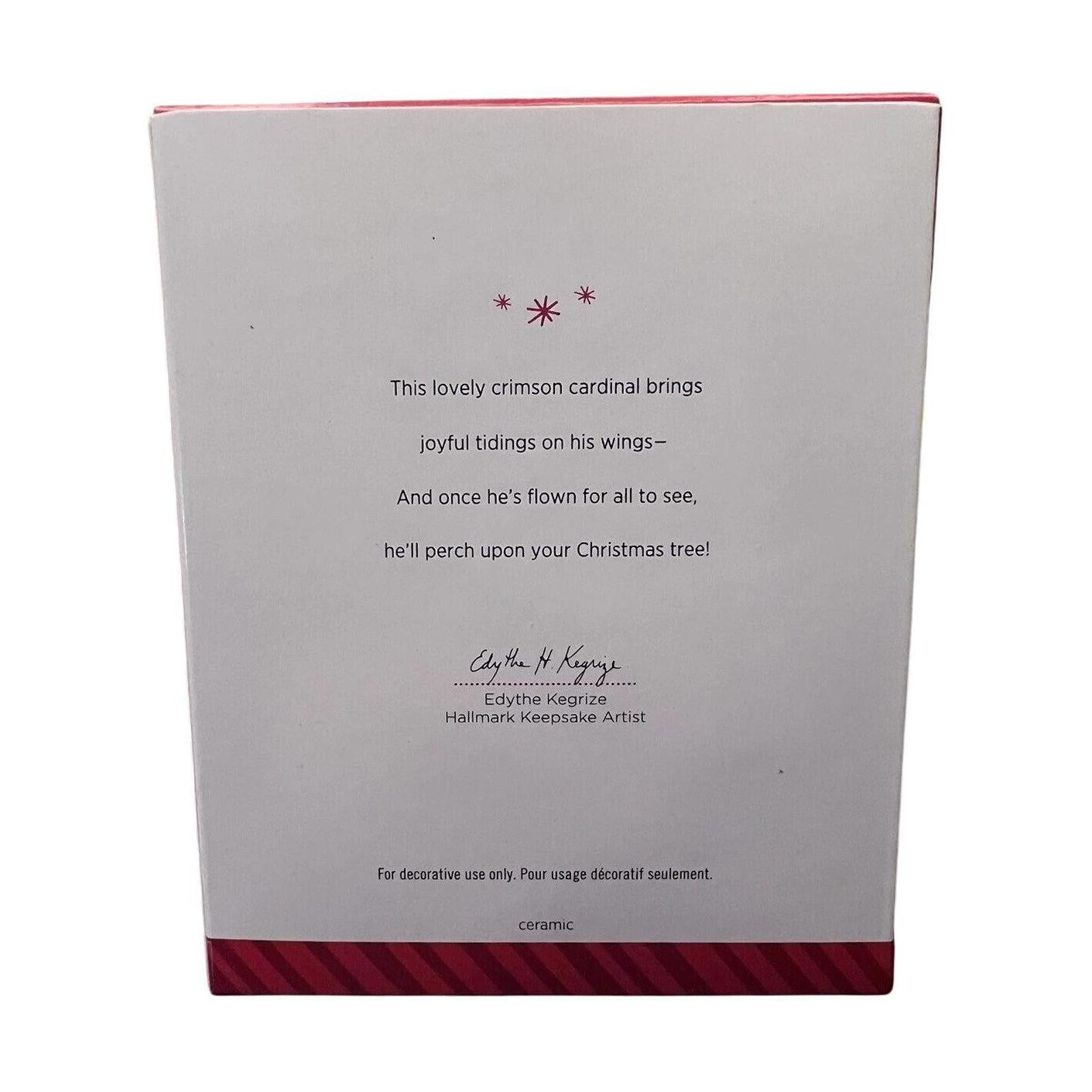 2014 Christmas Cardinal Hallmark Ornament (Bird) QGO1616