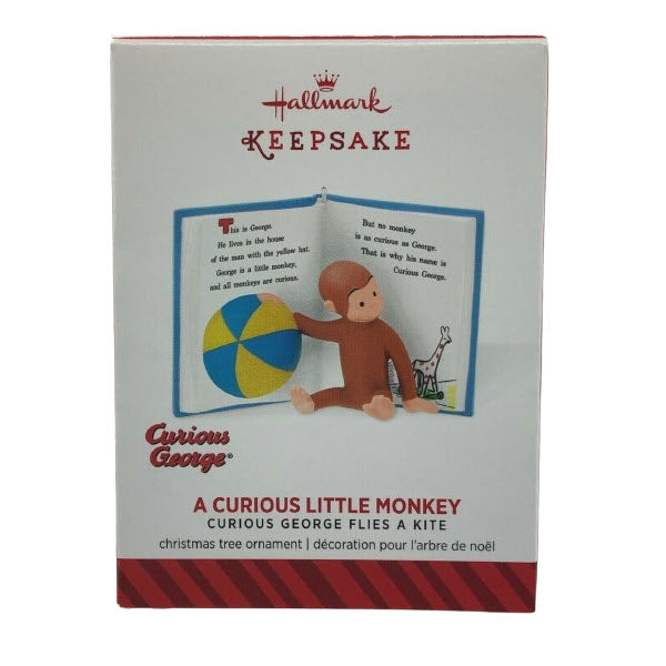 2014 Curious George Flies a Kite Hallmark Ornament (A Curious Little Monkey) QXI2663