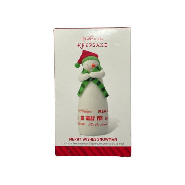 2014 Merry Wishes Snowman Hallmark Ornament (Snowman) VIP1401