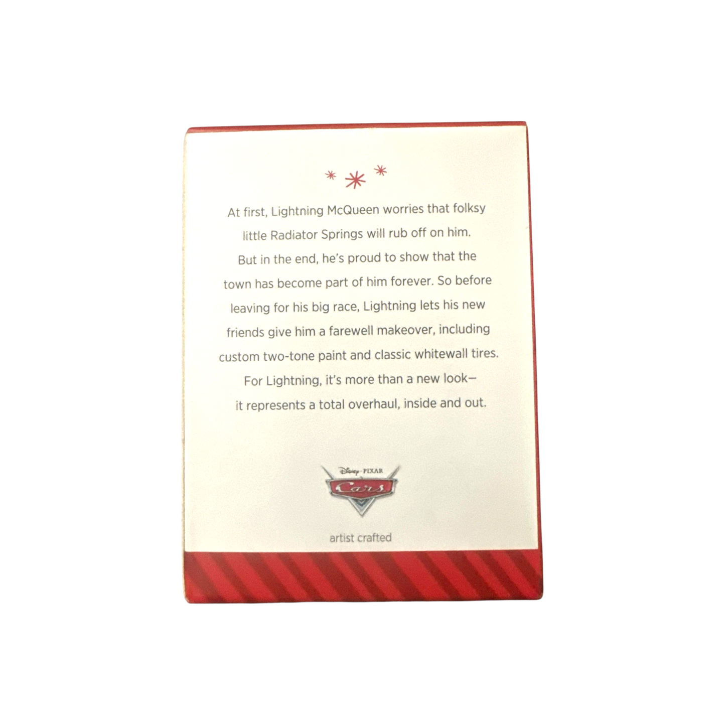 2014 Radiator Springs Lightning Mcqueen Hallmark Ornament (Cars) QXD6103