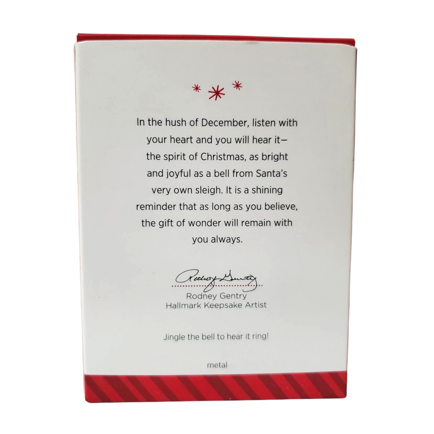 2014 Santa's Sleigh Bell Hallmark Ornament (The Polar Express) QXI2533