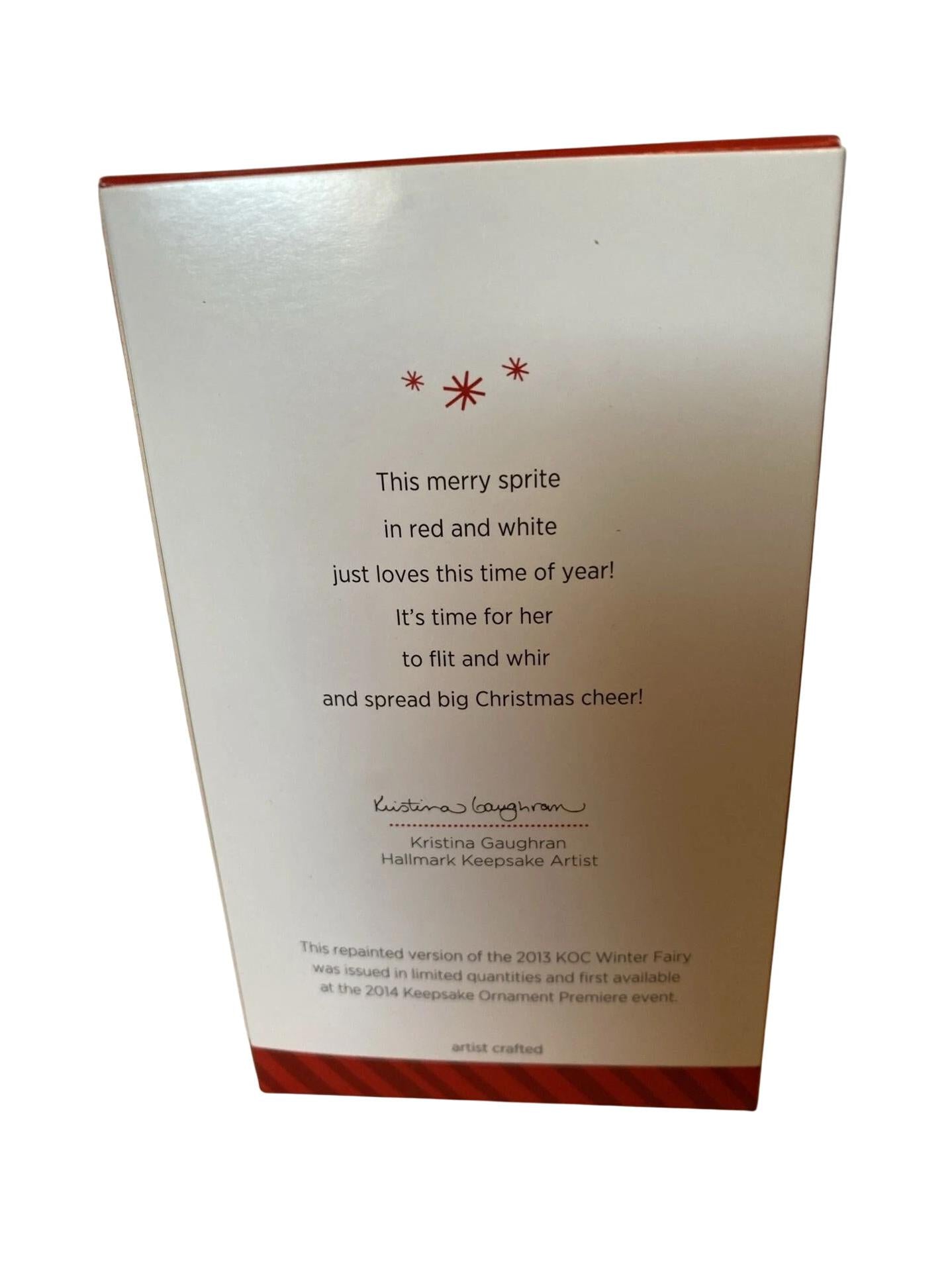 2014 Very Merry Christmas Fairy Hallmark Ornament (Fairy Messengers) QXE3783