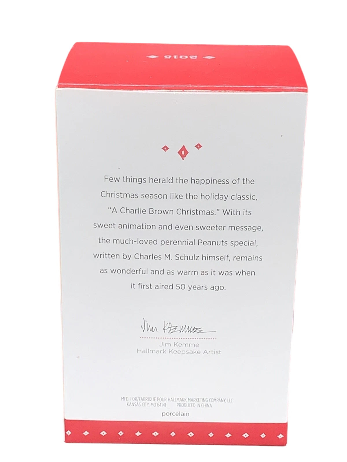 2015 50th Anniversary Doghouse Hallmark Ornament (Peanuts) QXI2397