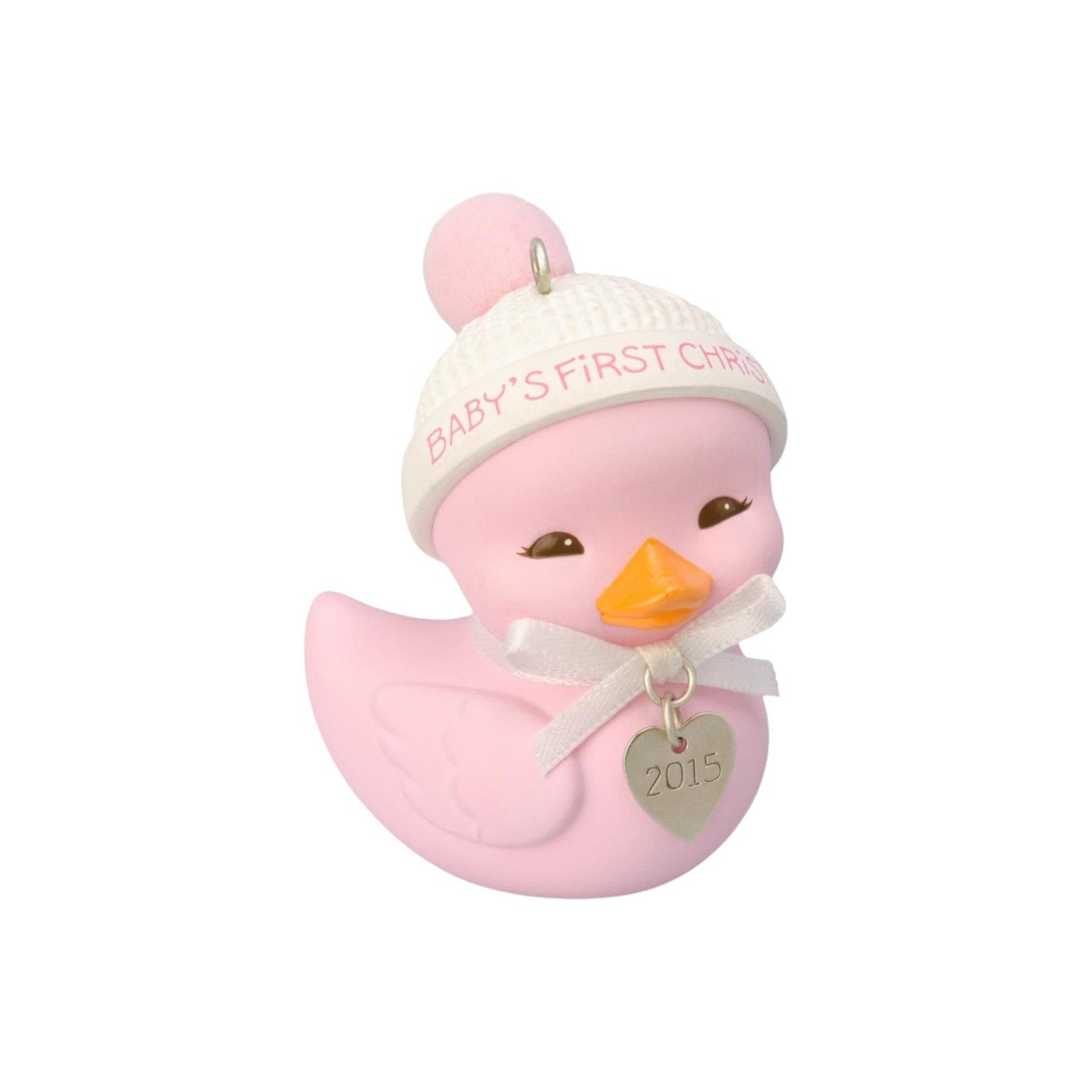 2015 Baby Girl's First Christmas Hallmark Ornament (Baby's First Christmas) QGO1077