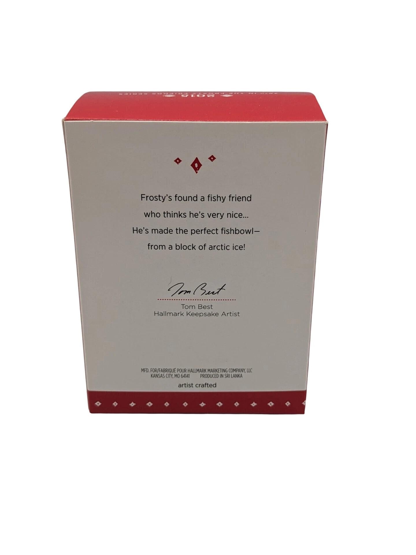 2015 Fishing Frosty Hallmark Ornament (Frosty Friends) QX9137