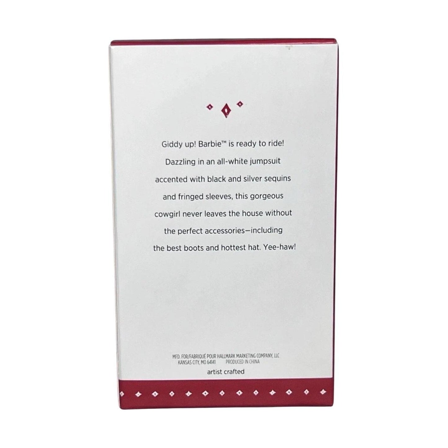 2015 Gorgeous Western Star Hallmark Ornament (Barbie) QXI2799