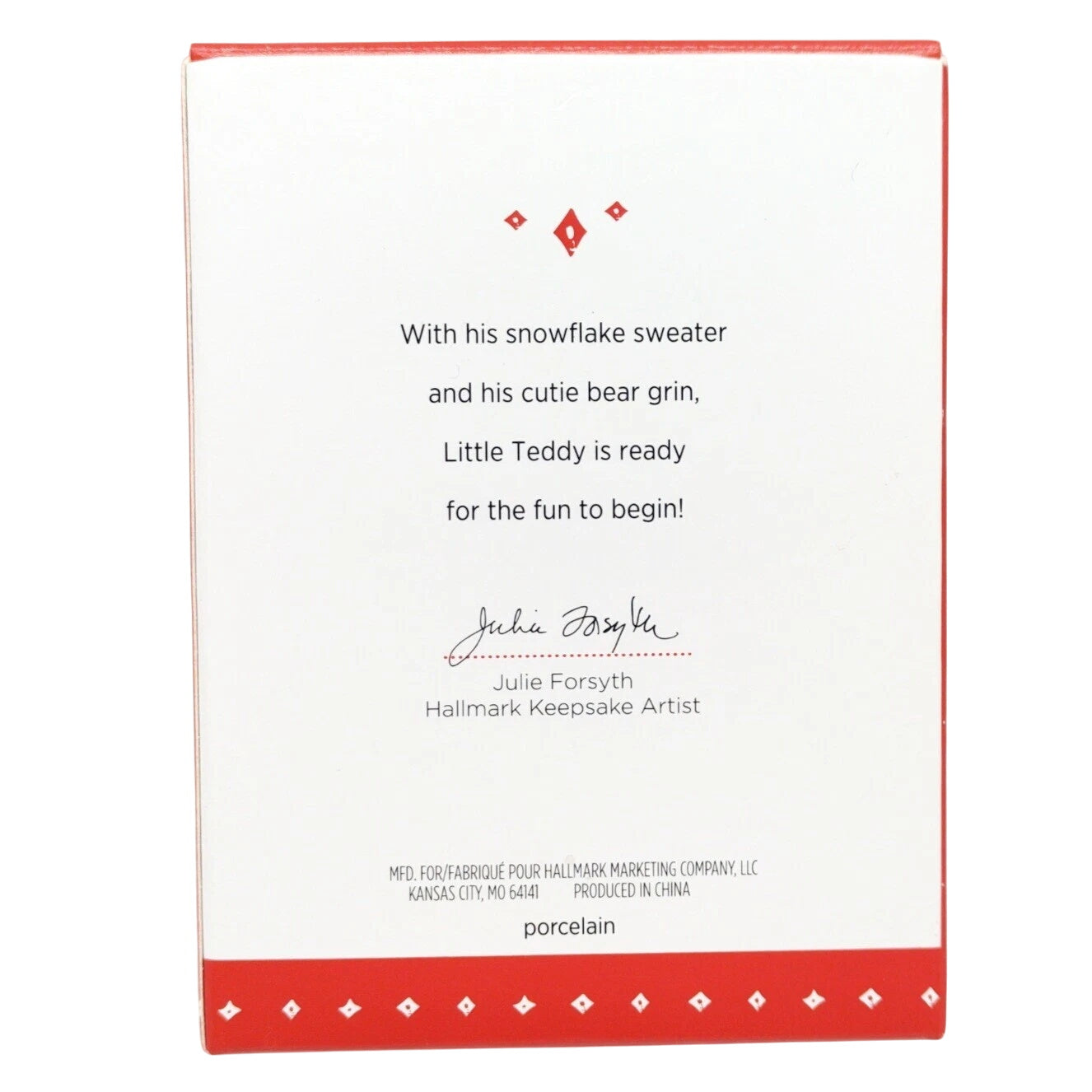 2015 Hangin' With Teddy Hallmark Ornament (Teddy Bear) QXC5117