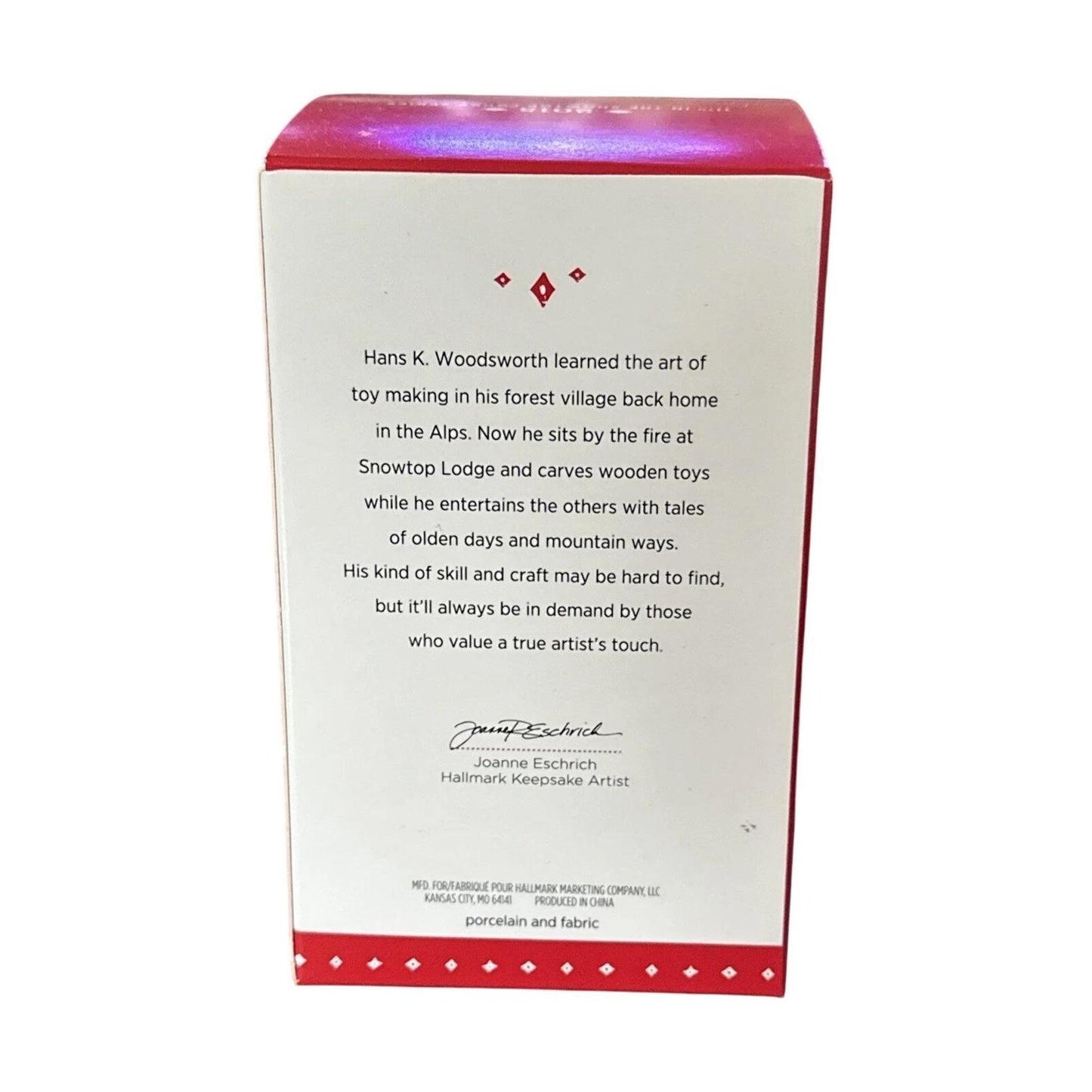 2015 Hans K. Woodsworth Hallmark Ornament (Snowtop Lodge) QX9069