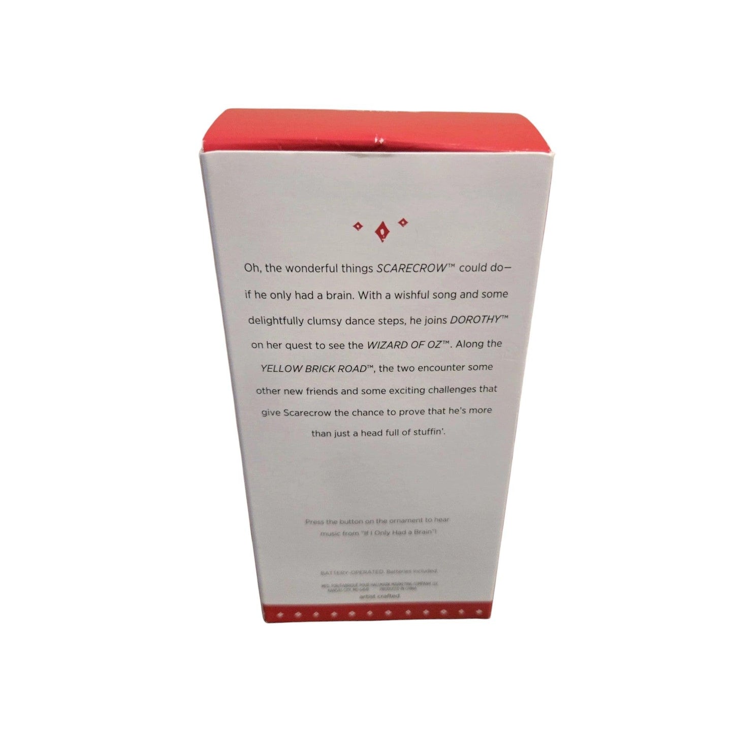 2015 If I Only Had a Brain Hallmark Ornament (The Wizard of Oz) QXI2117