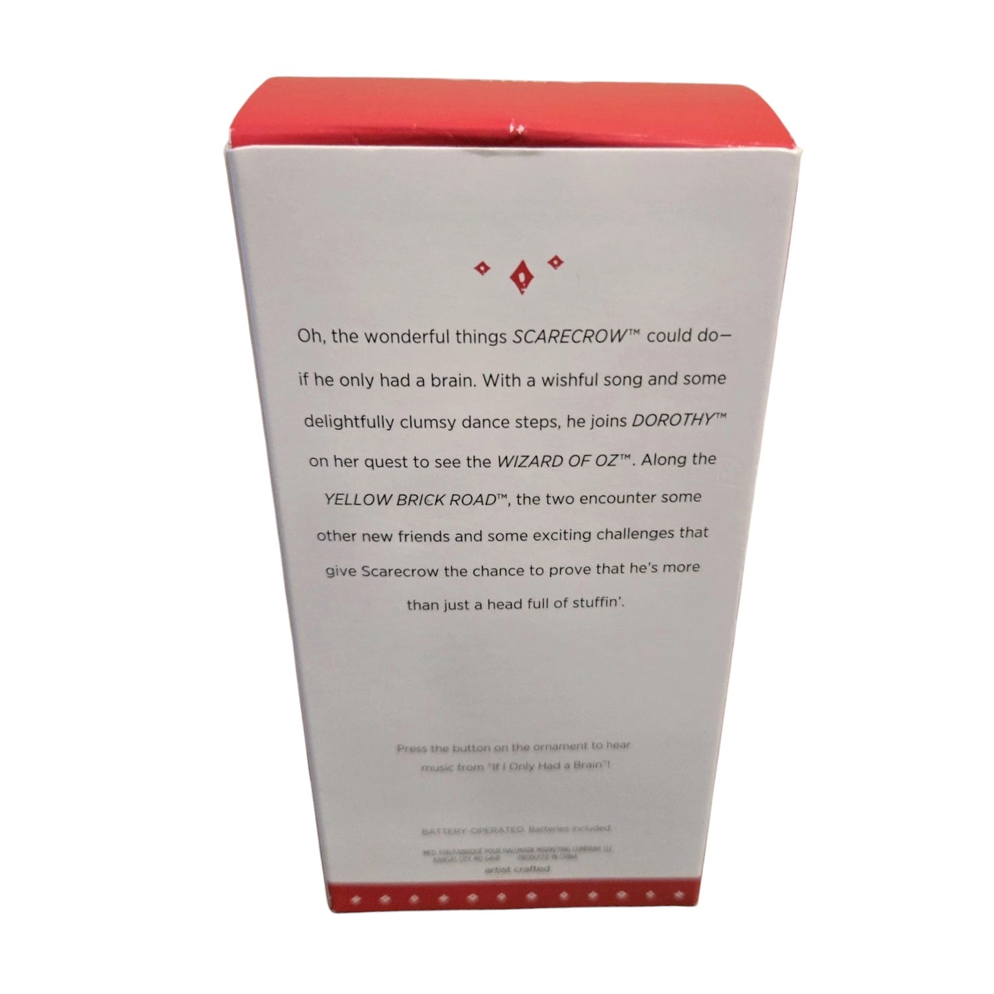 2015 If I Only Had a Brain Hallmark Ornament (The Wizard of Oz) QXI2117