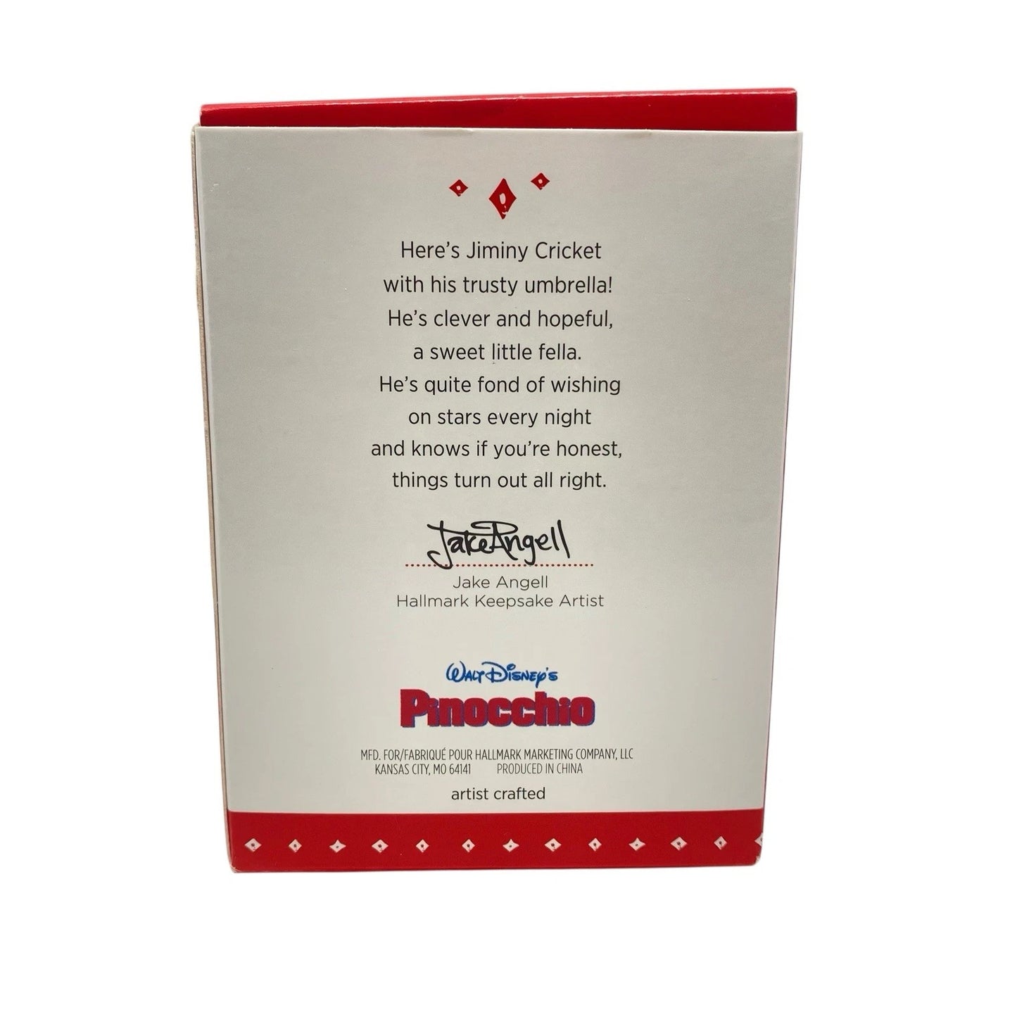 2015 Jimny Cricket Hallmark Ornament (Disney) QXE3719