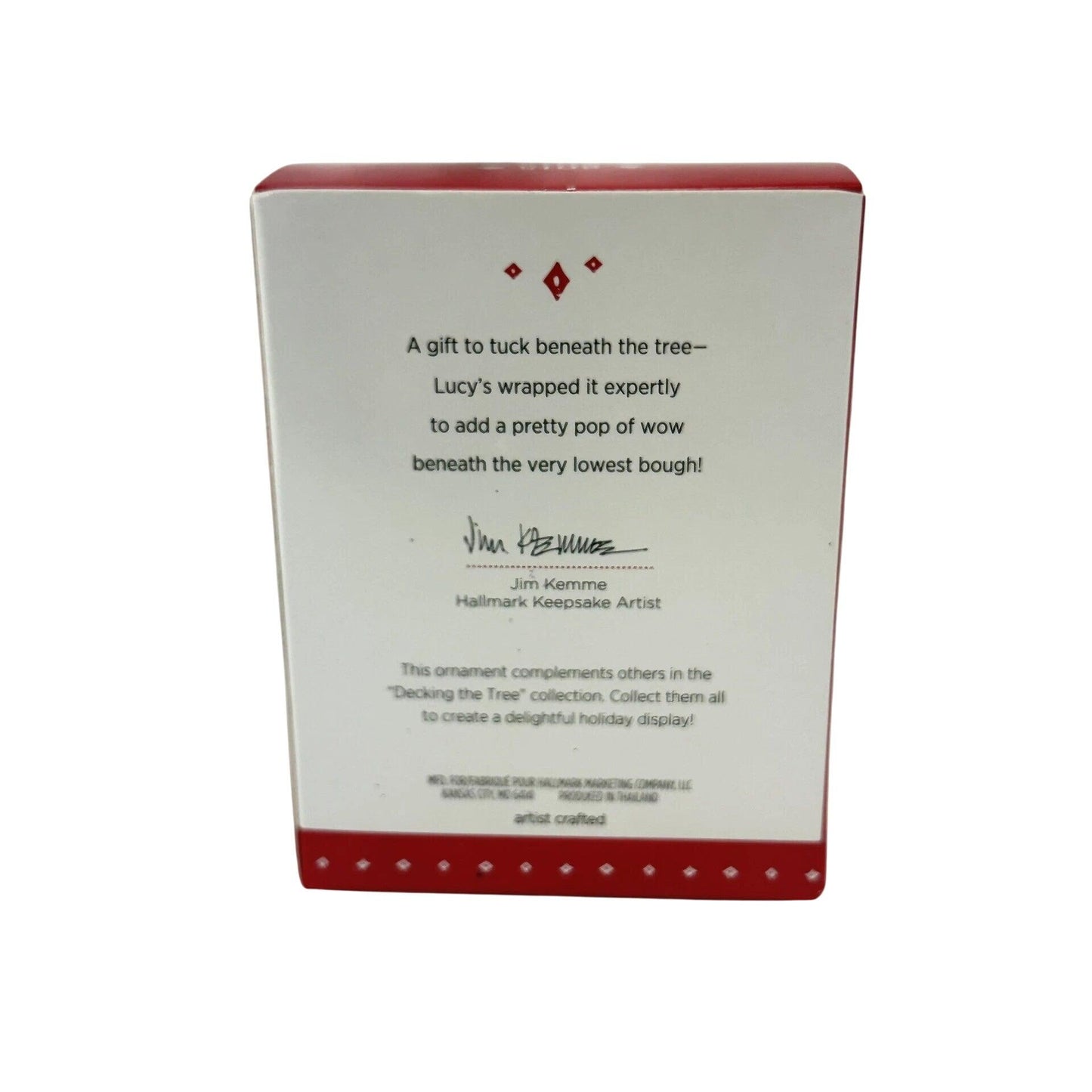 2015 Lucy Hallmark Ornament (Decking The Tree) QRP5906