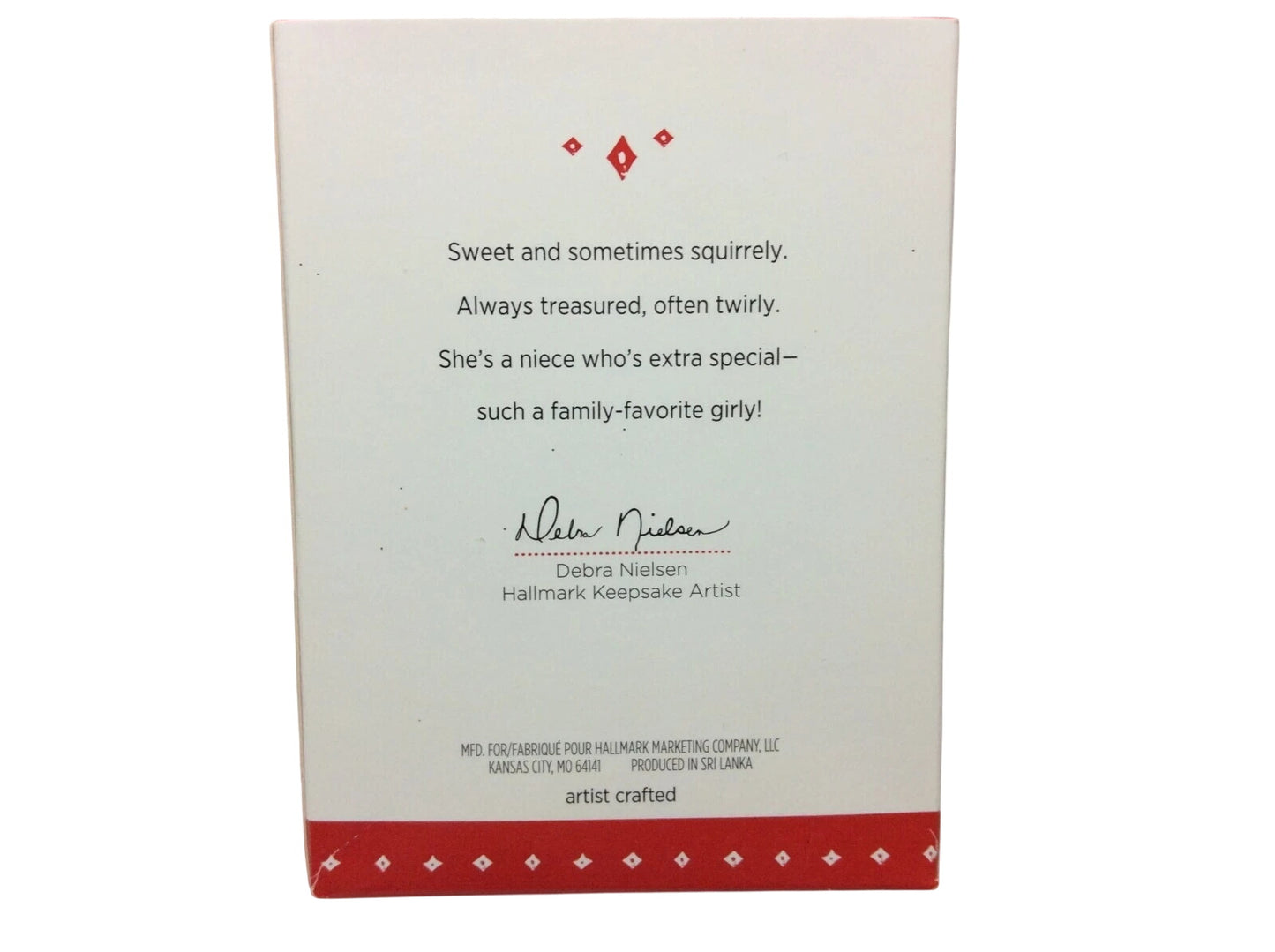 2015 Niece Hallmark Ornament (Chipmunk & Squirrel) QG01299