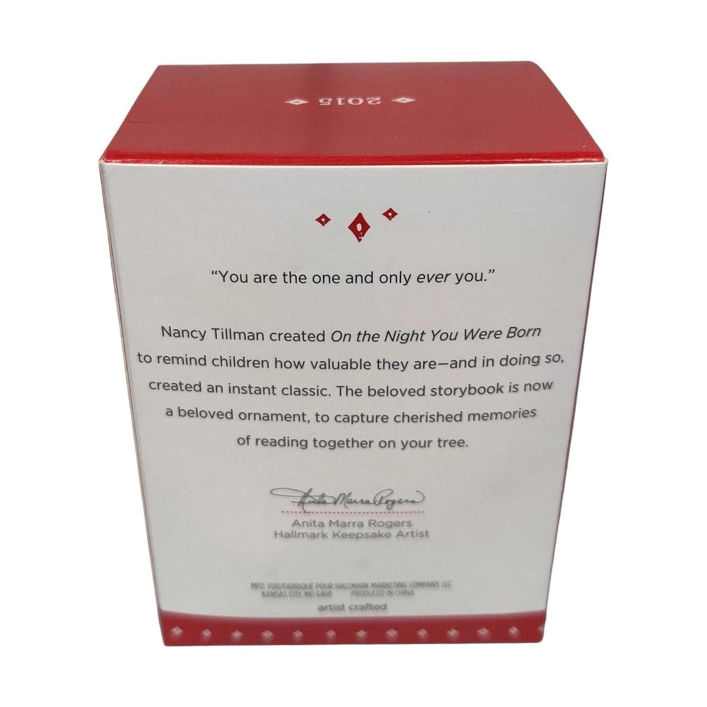 2015 On the Night You Were Born Hallmark Ornament (Book Ornament) QXI2687