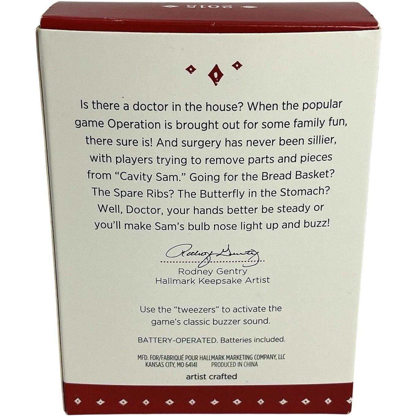 2015 Operation Hallmark Ornament (Hasbro) QXI2647