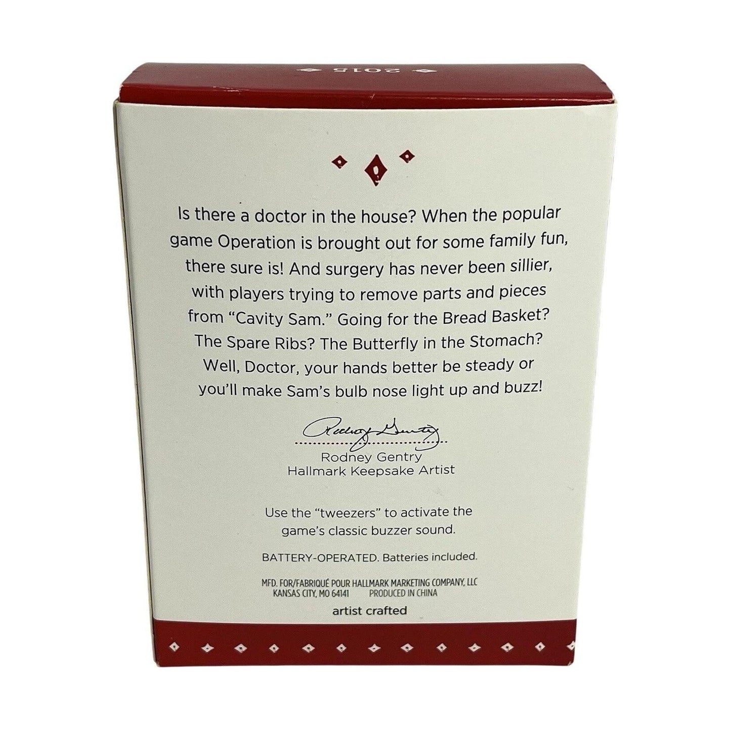 2015 Operation Hallmark Ornament (Hasbro) QXI2647