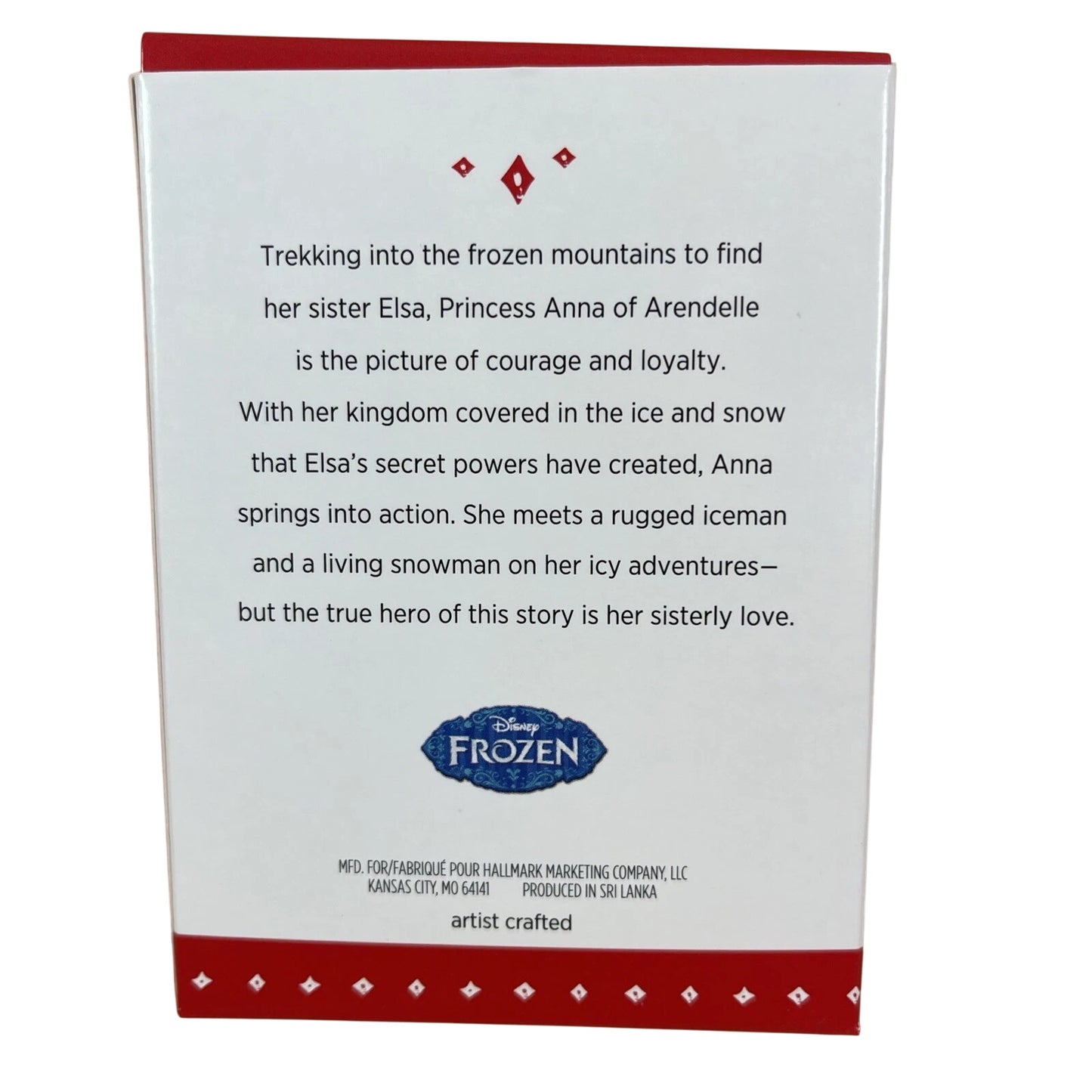 2015 Princess Anna Hallmark Ornament (Frozen) QXD6149