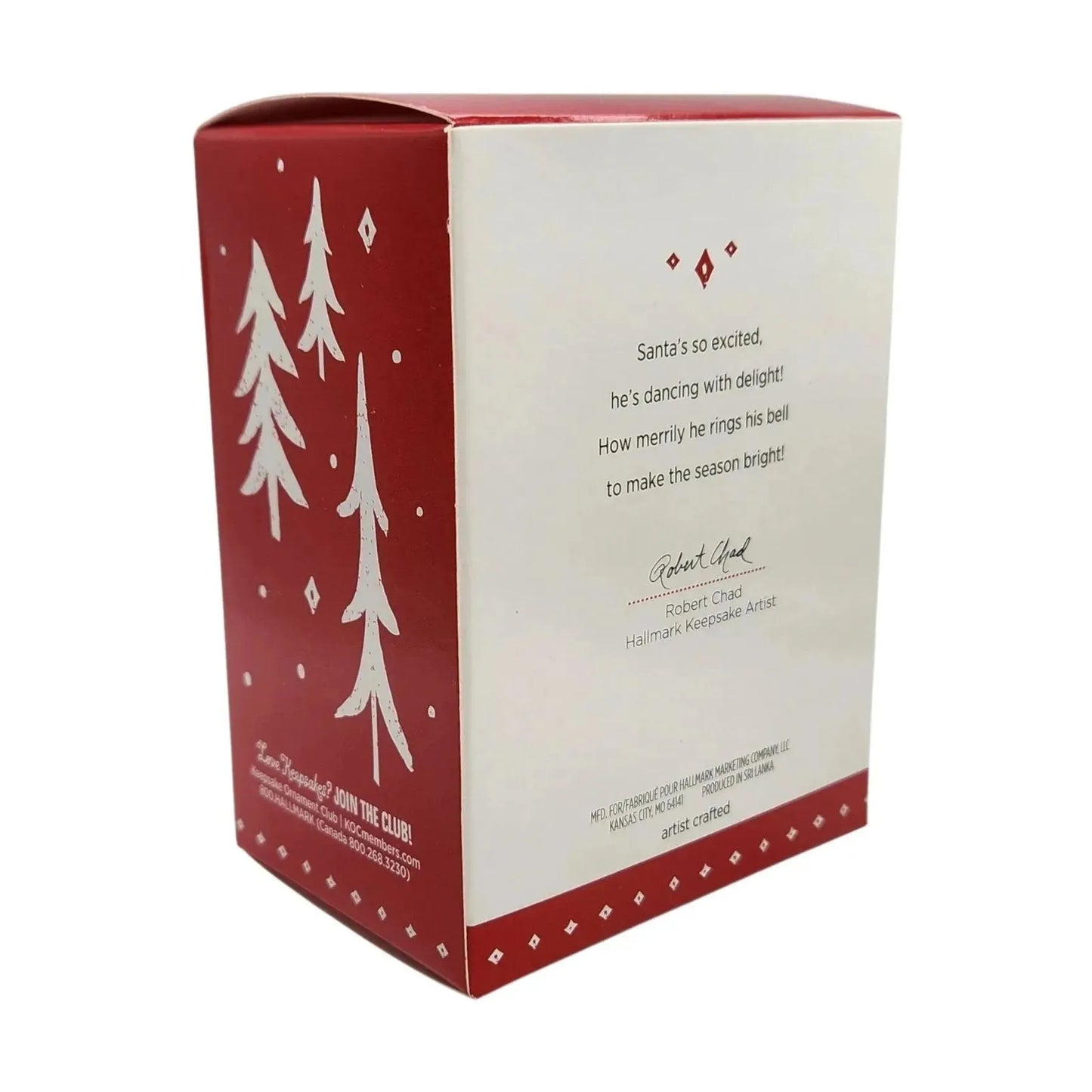 2015 Ringing in Christmas Hallmark Ornament (Santa Claus) QGO1539