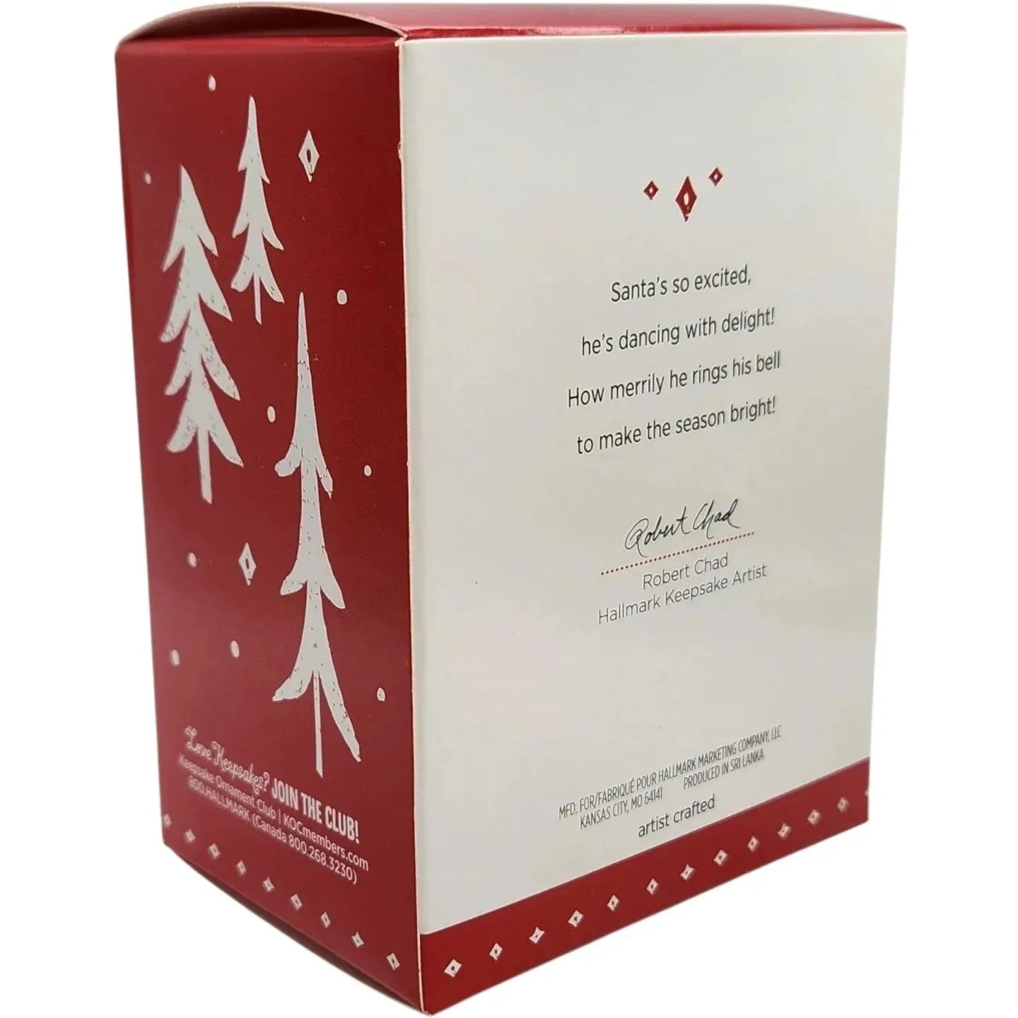 2015 Ringing in Christmas Hallmark Ornament (Santa Claus) QGO1539