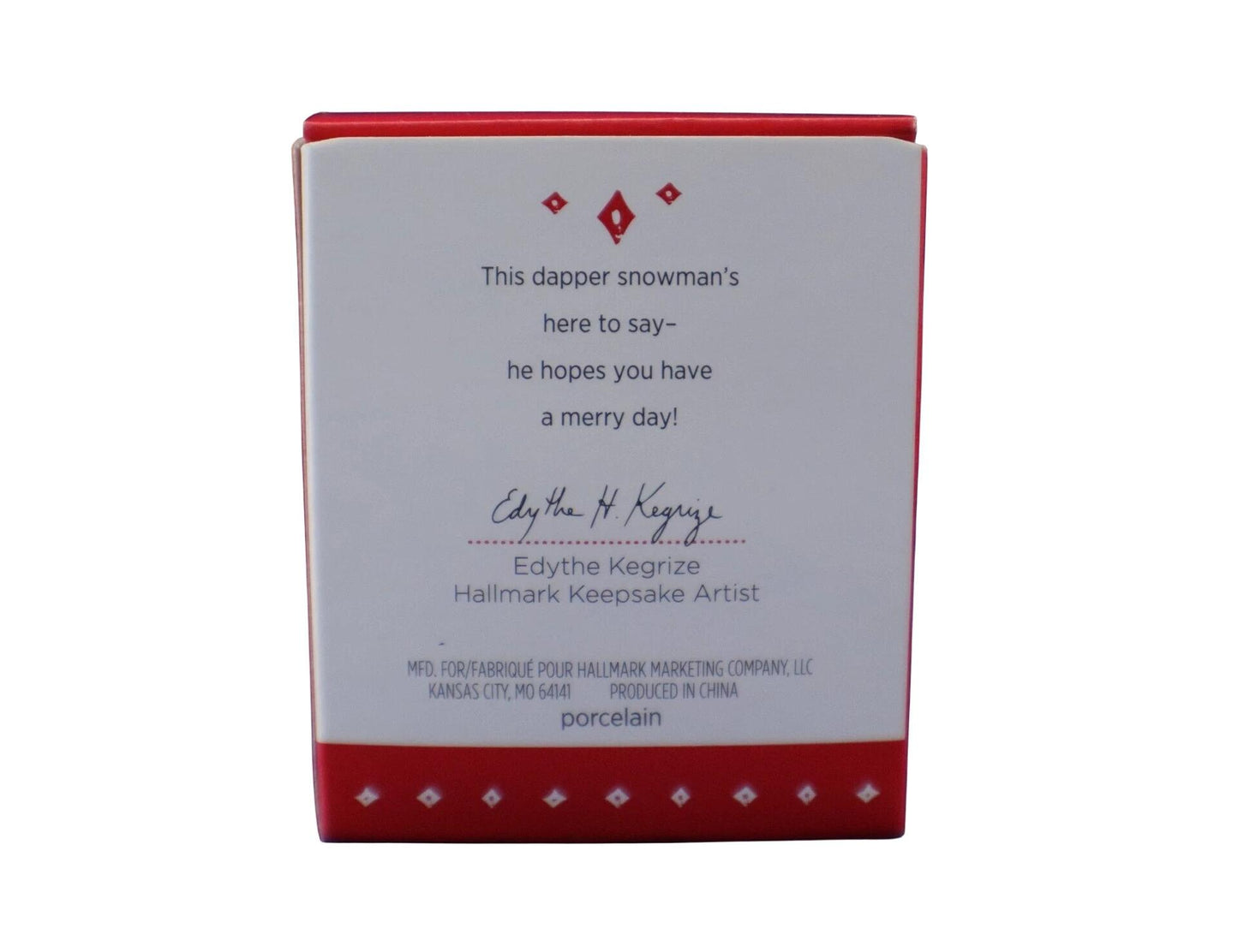 2015 Snappy Snowman Hallmark Ornament (Snowmen) QXM8539