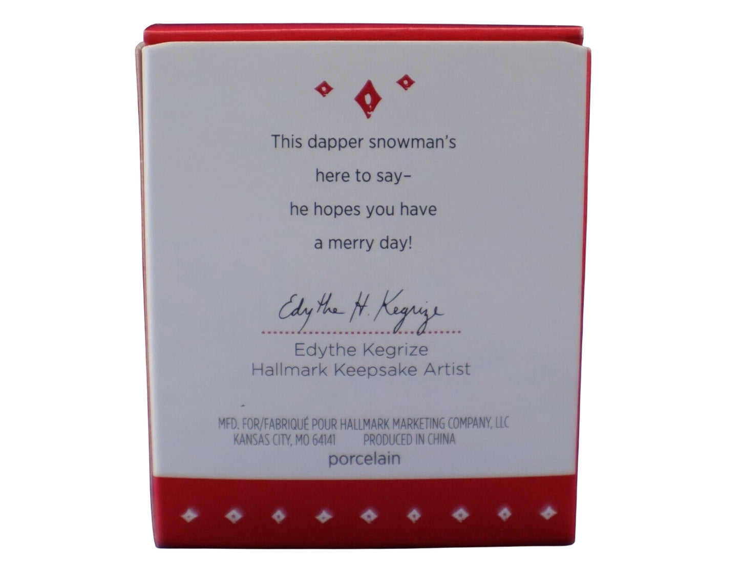 2015 Snappy Snowman Hallmark Ornament (Snowmen) QXM8539