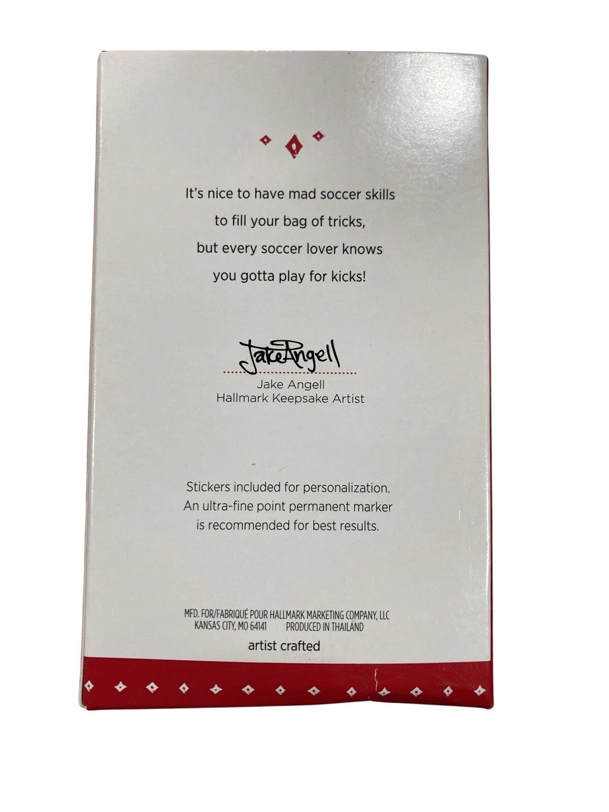 2015 Soccer Star Hallmark Ornament (Sports & Activities) QGO1409