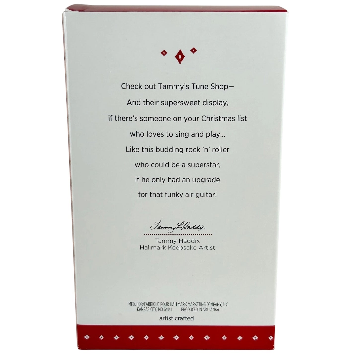 2015 Tammy's Tune Shop Hallmark Ornament (Christmas Window) QXC5127