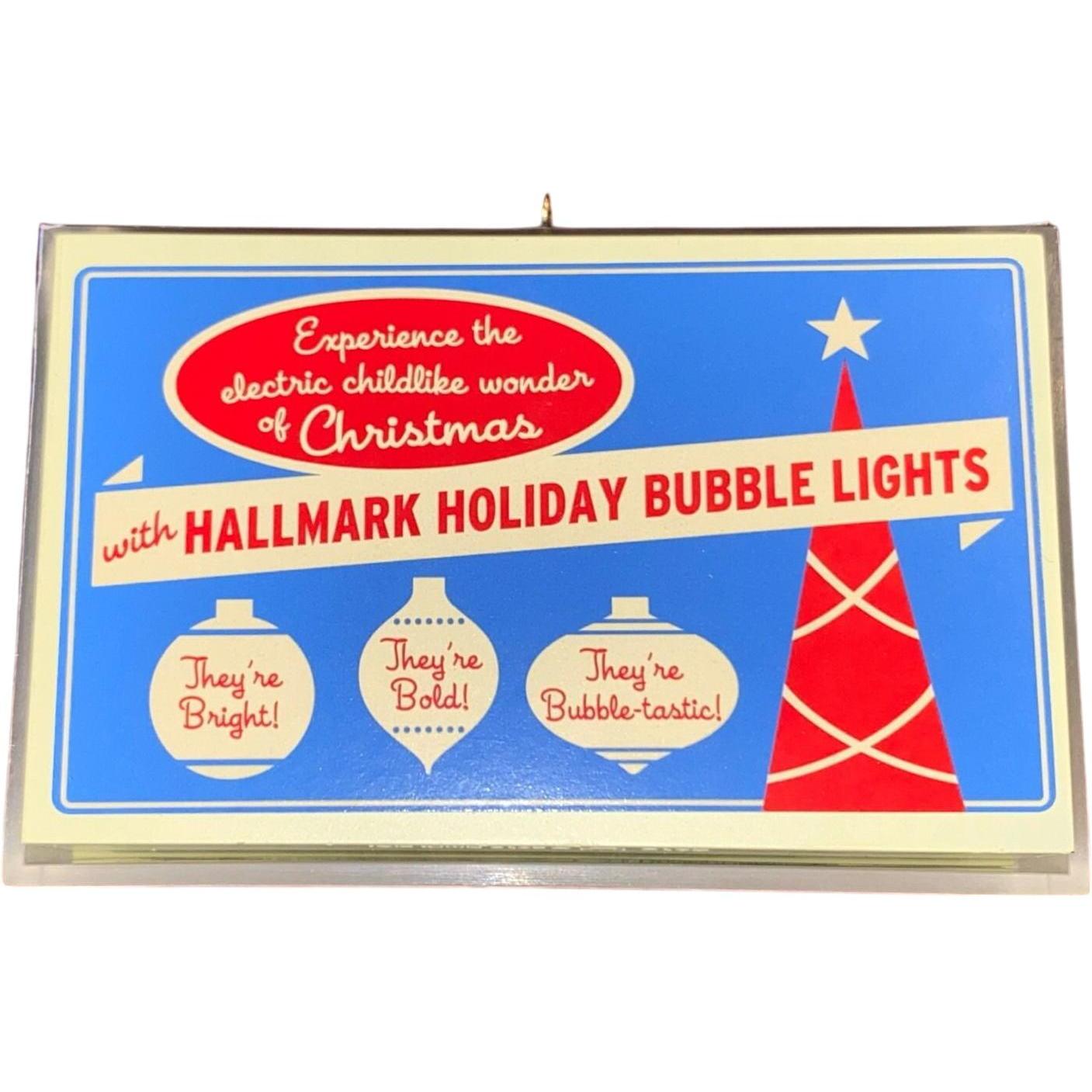 2015 Bubble Lights Hallmark Ornament (Nifty Fifties) QGO1579