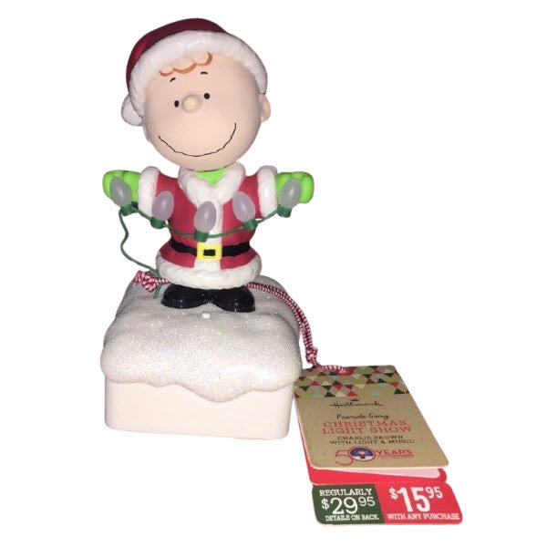 2015 Charlie Brown With Light & Music Hallmark Ornament (Peanuts) XKT1501