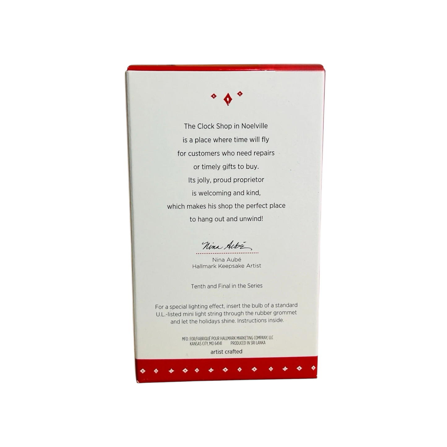 2015 Clock Shop Hallmark Ornament (Noelville) QCX9167