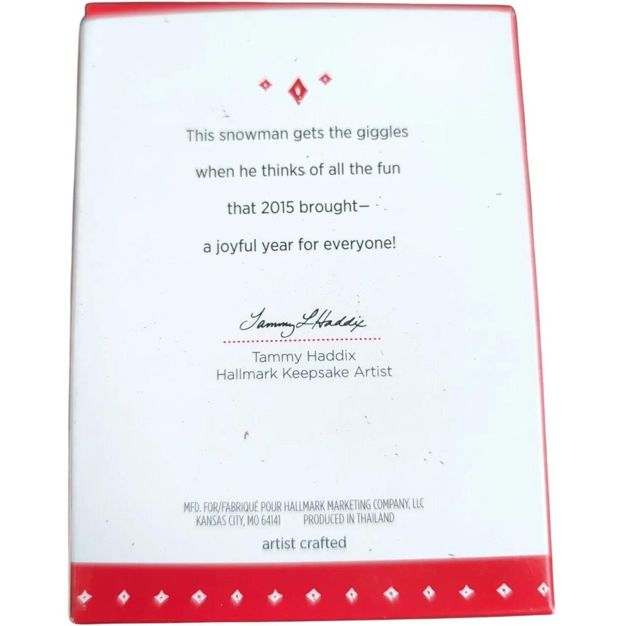 2015 Frosty Fun Decade Hallmark Ornament (Repaint, Event Exclusive) QX9087