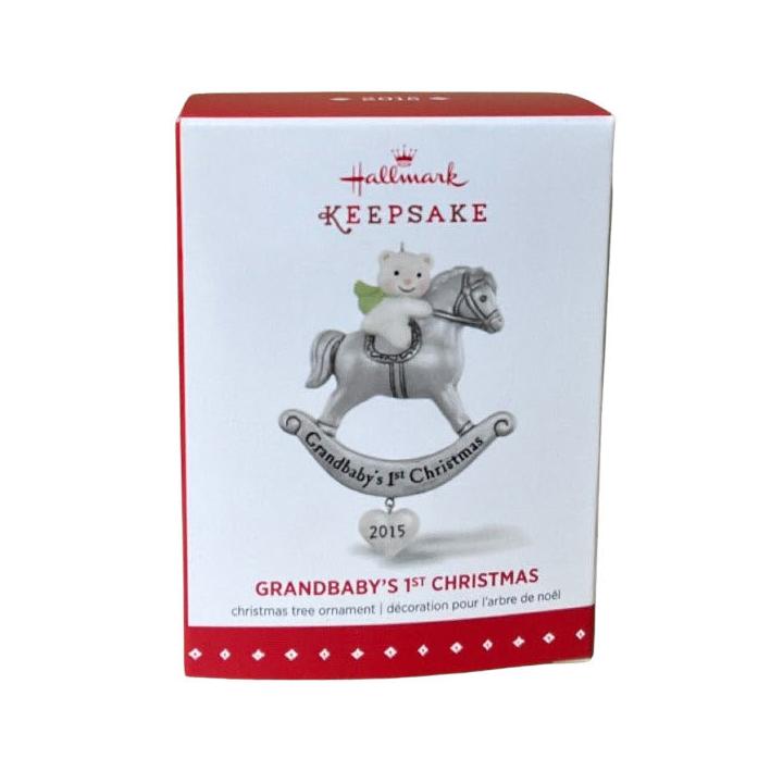 2015 GrandBaby's First Christmas Hallmark Ornament (Baby's First Christmas) QGO1139