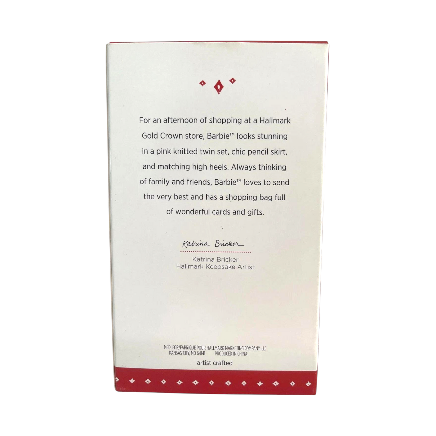 2015 Hallmark Shopping Hallmark Ornament (Barbie) QXI2797