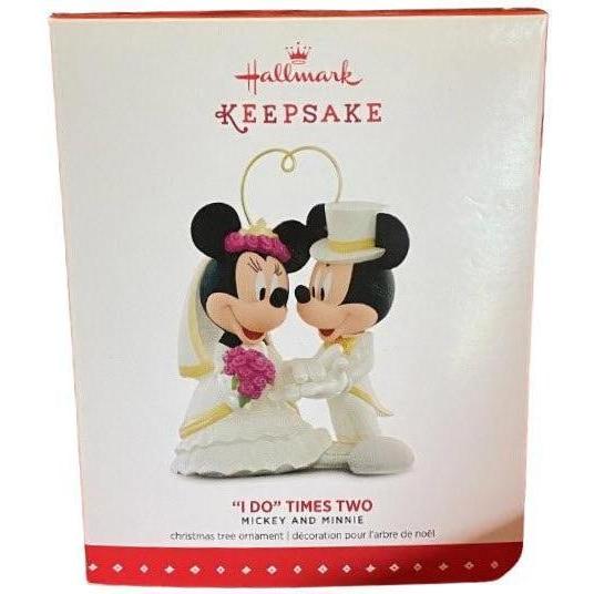 2015 I Do Times Two Hallmark Ornament (Mickey Mouse & Friends) QXD6157
