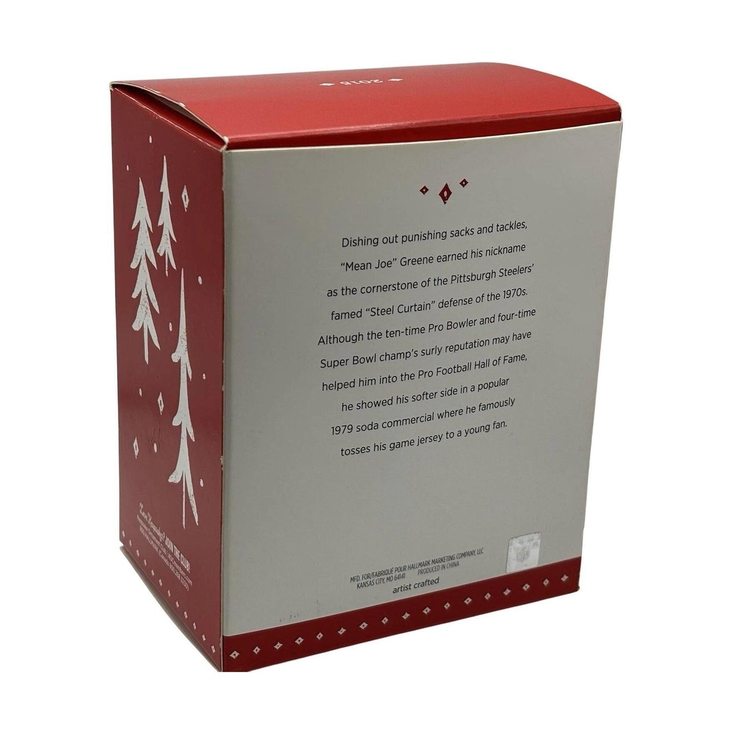 2015 Joe Greene Hallmark Ornament (Football Legends) QXI2699